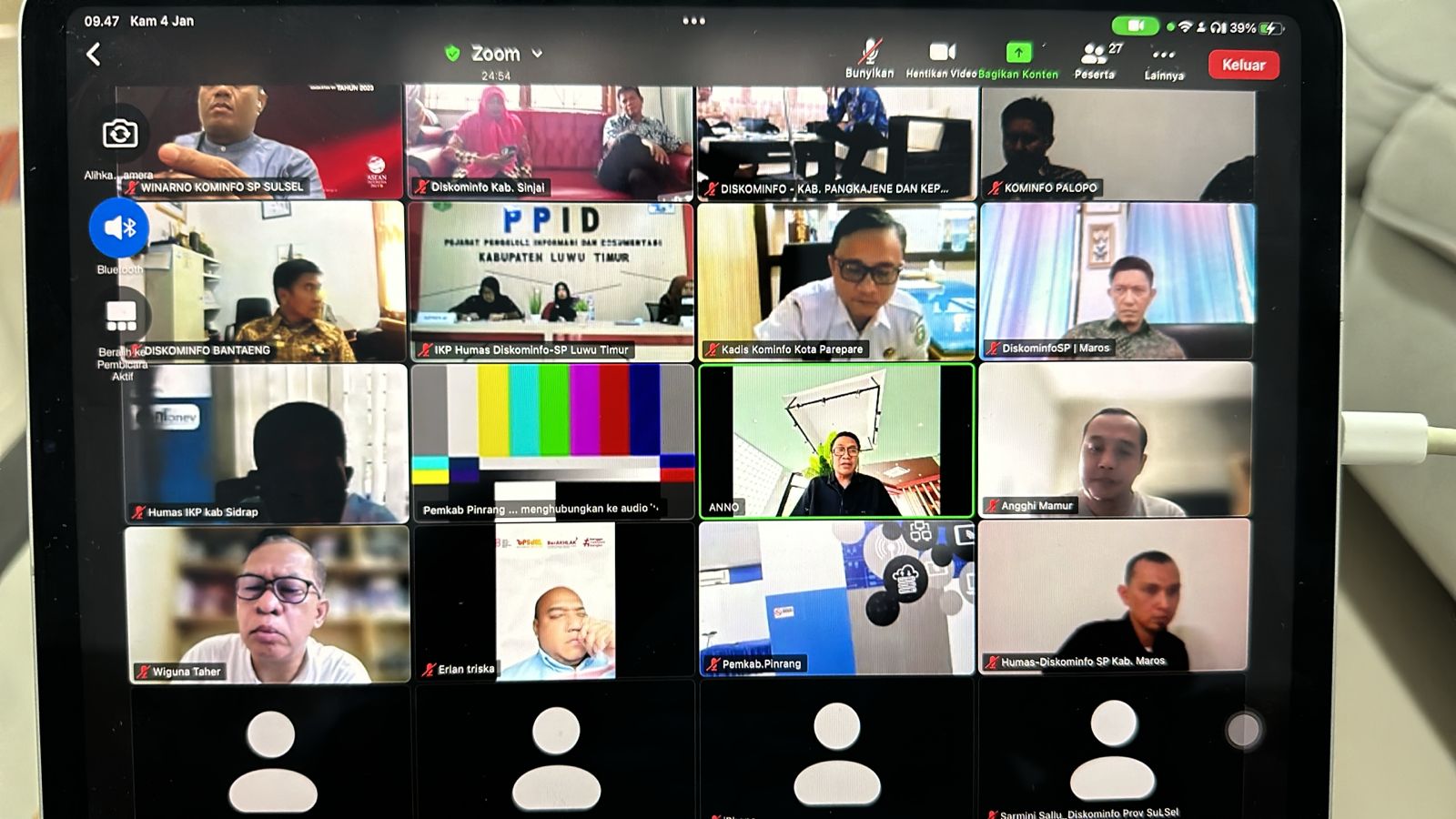 Perkuat Peran Humas, Diskominfo-SP Sulsel Gelar Rapat Koordinasi