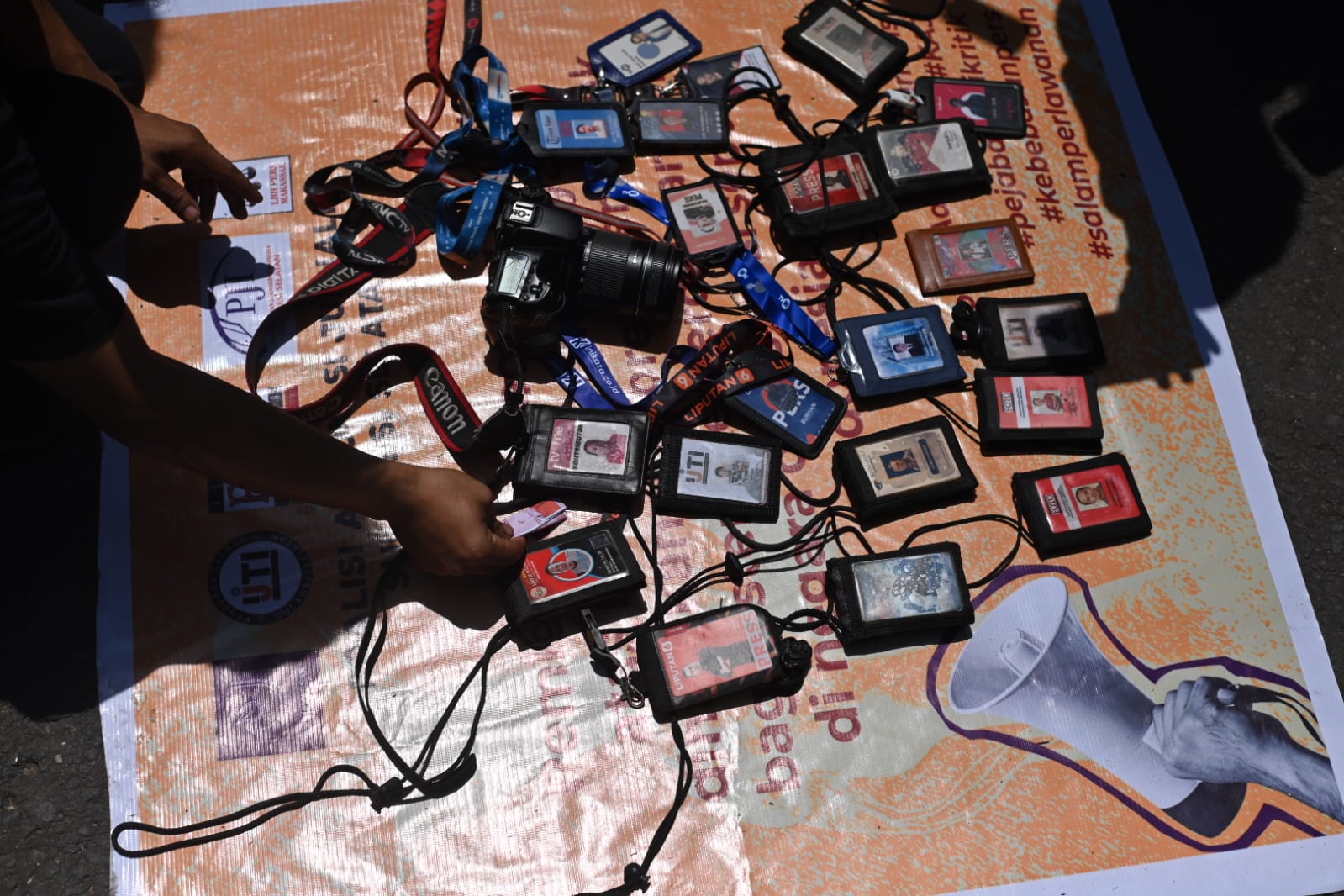 Koalisi Advokasi Jurnalis Sulsel Gelar Aksi Damai depan PN Makassar