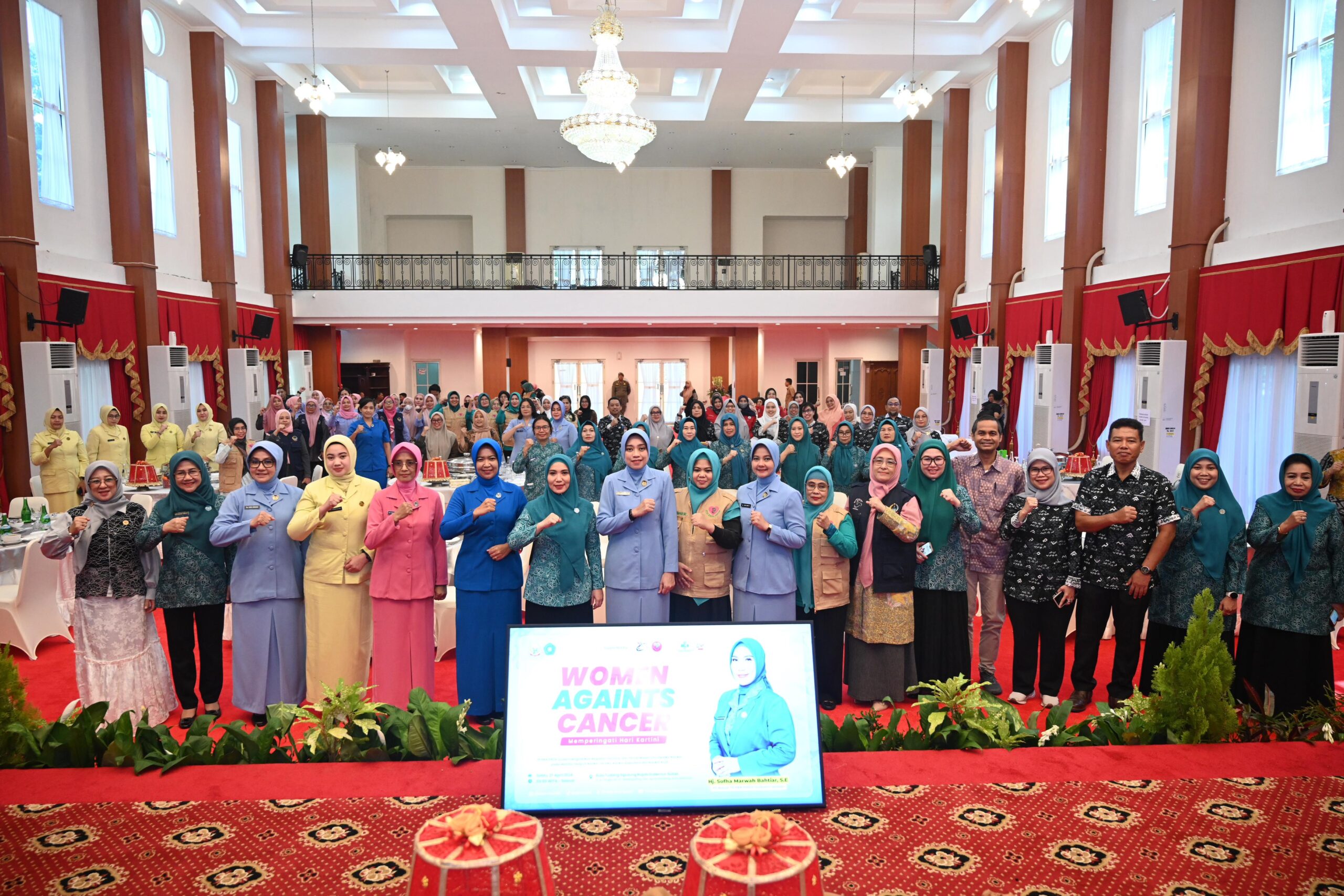 Peringati Hari Kartini, PKK Sulsel Gelar Seminar dan Pemeriksaan Deteksi Dini Kanker