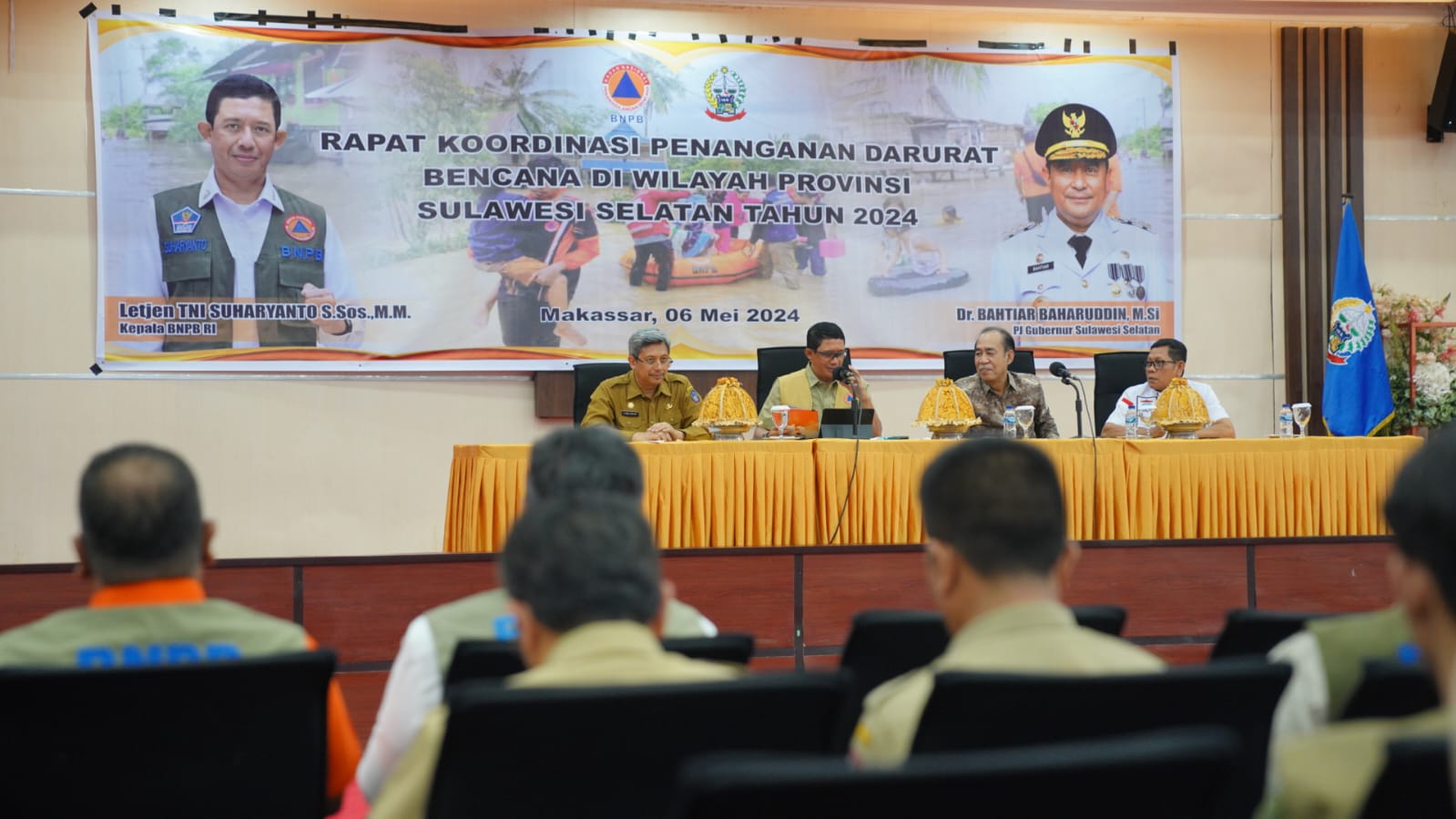 BNPB Beri Bantuan DSP Rp 2,5 Miliar Beserta Logistik untuk Bencana di Sulsel