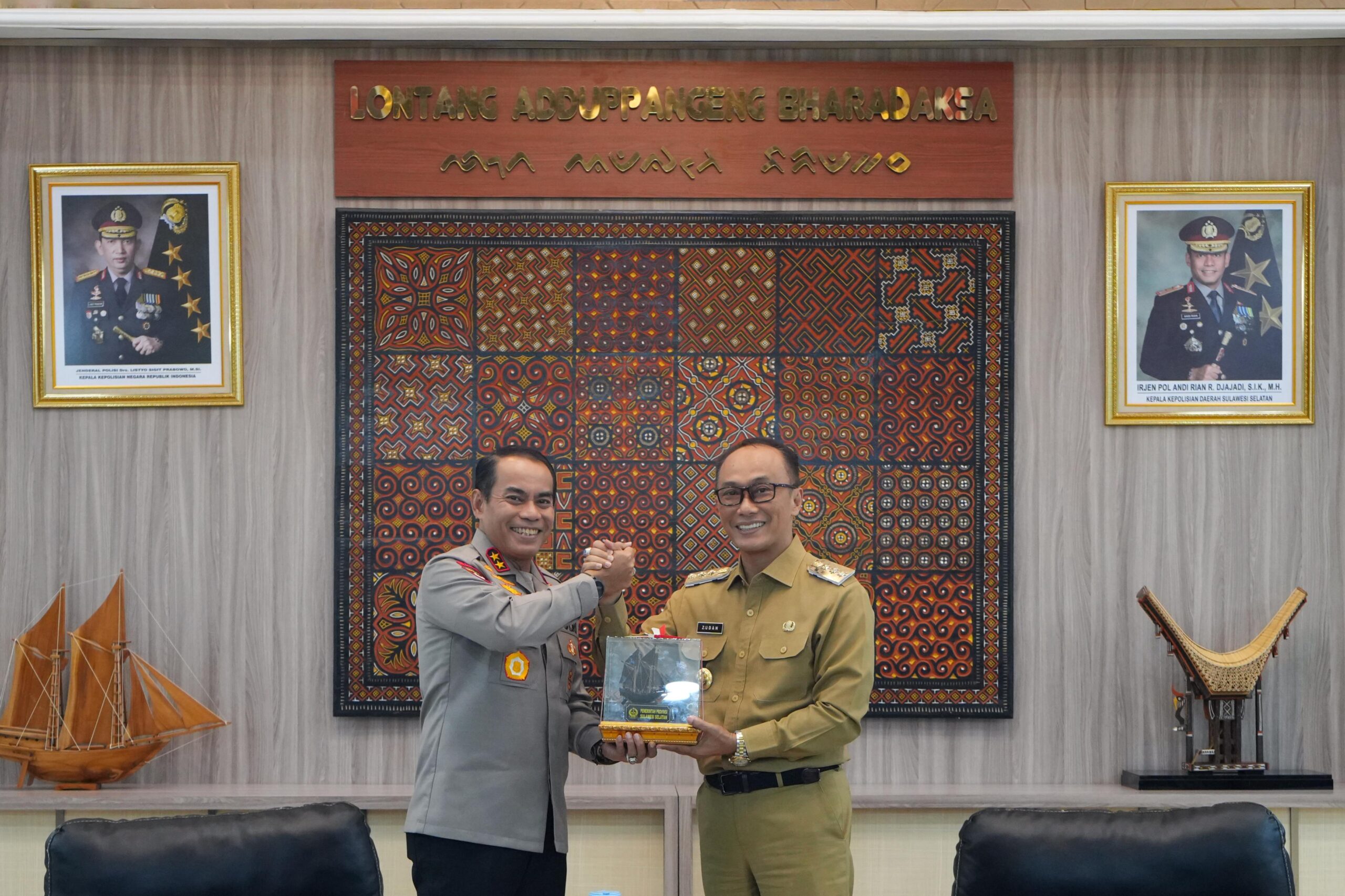 Kunjungan Penjabat Gubernur Prof Zudan ke Kapolda Sulsel Tingkatkan Sinergi Pemerintahan