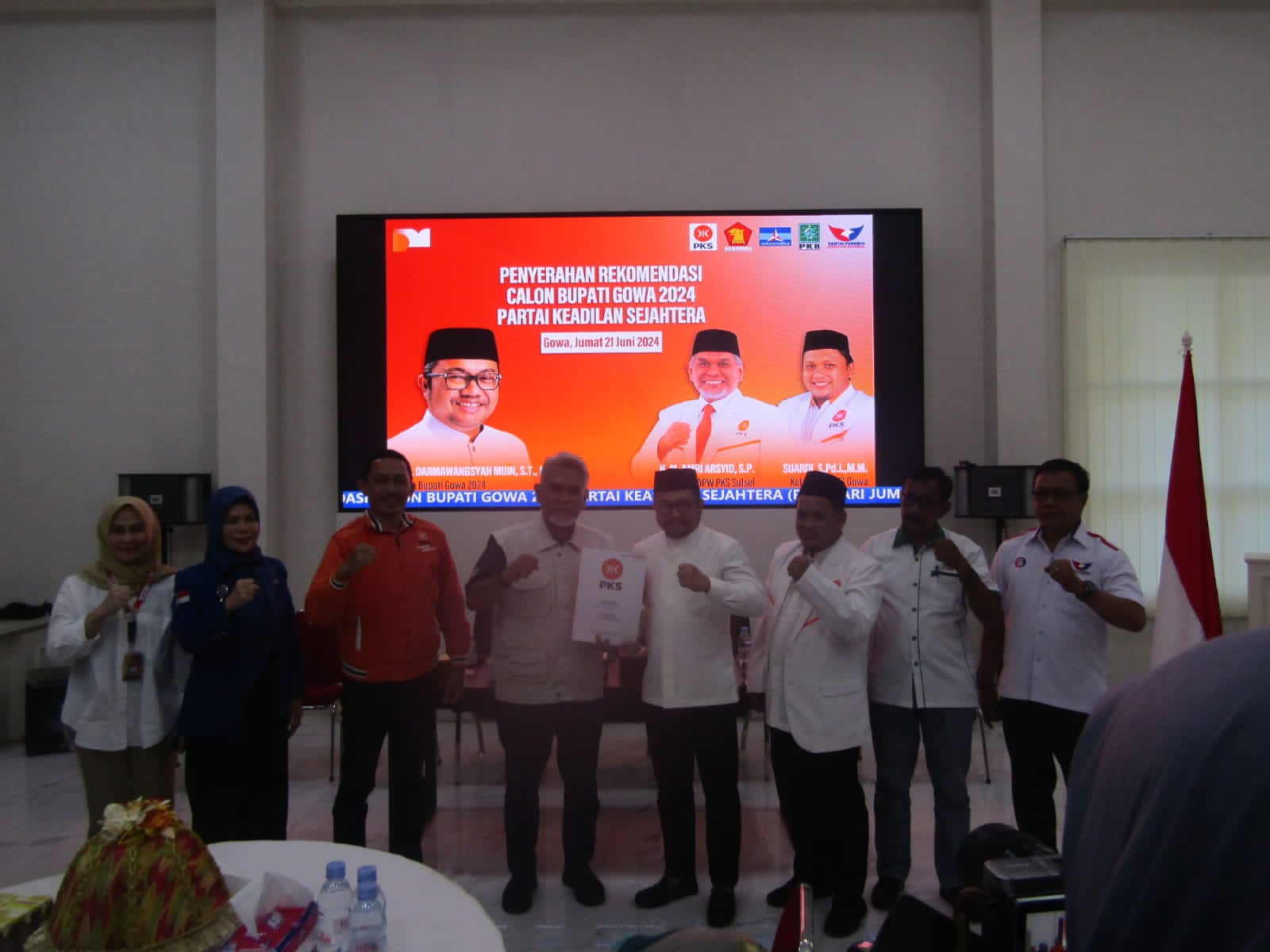 Sah! PKS  Berikan Dukungannnya Kepada Darmawangsyah Untuk Pilkada Gowa 2024