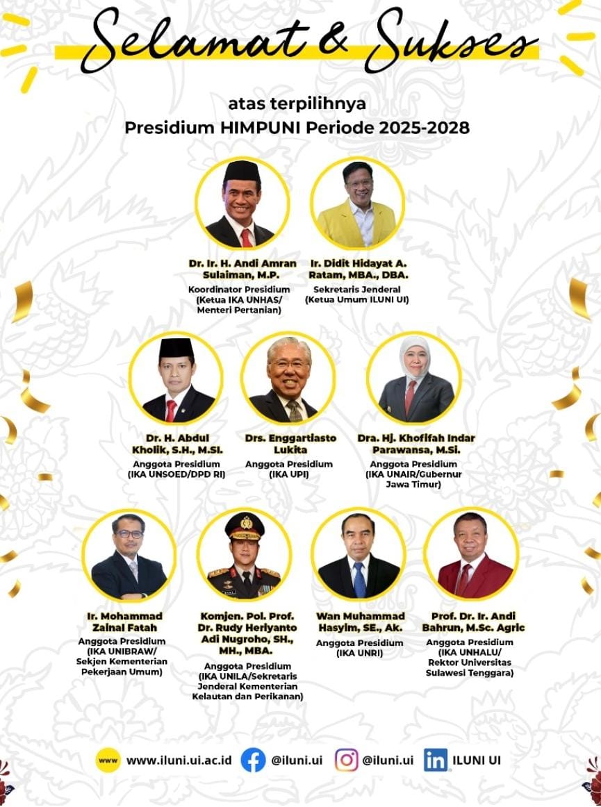 Mentan Andi Amran Sulaiman terpilih jadi Koordinator Presidium Himpuni