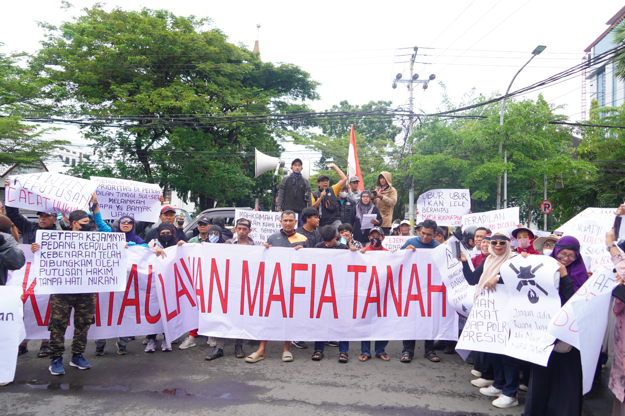 Unras Tolak Mafia Tanah Perumahan Gubernur dan Pemda