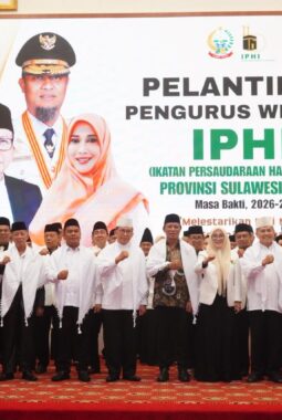 Momentum Pelantikan IPHI Sulsel, Rahman Pina Ingatkan Makna Haji Mabrur Sepanjang Hayat