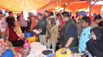 Jaga Daya Beli Jelang Idulfitri, Pemkab Sidrap Bersama Badan Pangan Nasional Turun Pantau Pasar