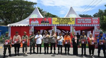 Didampingi Bupati Syahar, Kapolda Sulsel Pastikan Arus Mudik di Sidrap Aman