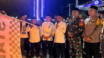 Sambut Hari Lebaran, Bupati Sidrap Lepas Peserta Takbir keliling