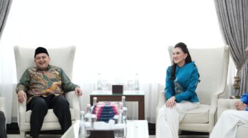 Gubernur Sherly Tjoanda Belajar Strategi PAD dan Inflasi ke Munafri saat Silaturahmi di Rujab
