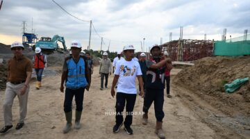 Bupati Sidrap Tinjau Pembangunan Sekolah Rakyat Terintegrasi 66 di Puncak Mario