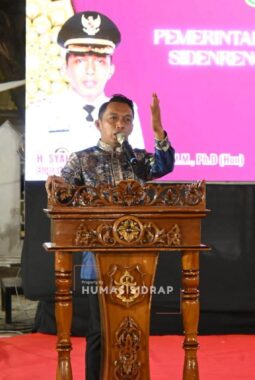 Simbol Persaudaraan, Hikma Enrekang Gelar Halalbihalal di Rujab Bupati Sidrap