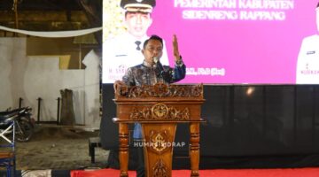 Simbol Persaudaraan, Hikma Enrekang Gelar Halalbihalal di Rujab Bupati Sidrap