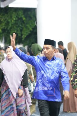 Berangkat dari Rujab Bupati Sidrap, 387 JCH Sidrap Menuju Asrama Haji Makassar