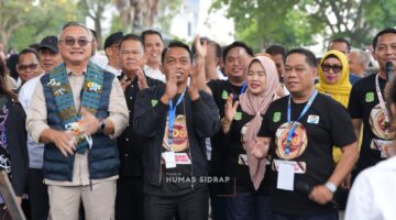 Ribuan Peserta Audisi Dangdut Academy Indosiar Penuhi Kantor Bupati Sidrap