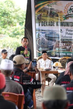 Satu Dekade KTSS, Bupati Sidrap Apresiasi Kekompakan Petani Tingkatkan Produktivitas