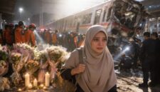 Gambar Ilustrasi Tragedi Kecelakaan Kereta Api