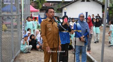 Buka Karang Taruna Cup II, Aksi Bupati Sidrap Main Voli Semarakkan Suasana