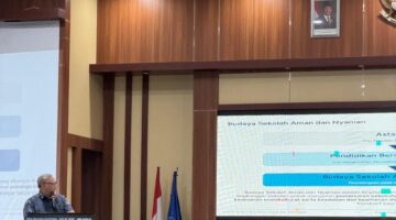 Perkuat Perlindungan Siswa, Sekda Sidrap Hadiri Advokasi Percepatan Pokja Budaya Sekolah