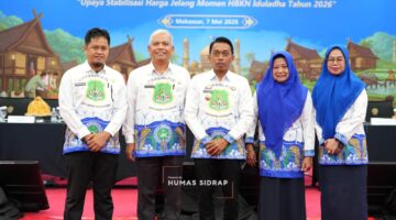 Bupati Sidrap Paparkan Lonjakan Ekonomi dan Surplus Beras di High Level Meeting TPID Sulsel