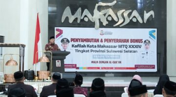 Sabet 47 Juara, Kafilah MTQ Makassar Diguyur Bonus oleh Wali Kota Munafri