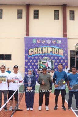 Turnamen Pickleball Jadi Simbol Solidaritas Masyarakat Sidrap