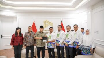 Temui Menteri Bappenas di Jakarta, Bupati Sidrap Paparkan Program IP300 