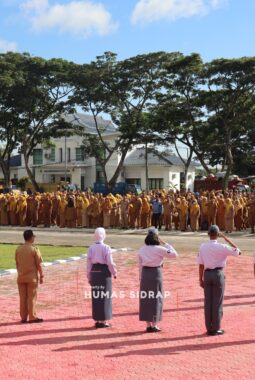 Empat Pelajar Sidrap Dilepas ke Seleksi Paskibraka Tingkat Provinsi