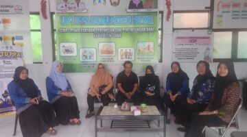 Ketua DPP LSM Gempa Saat Mendampingi Nurhalisa Di UPT PPA Gowa 