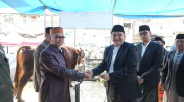 Saksikan Penyembelihan Sapi Kurban dari Presiden, Munafri dan Ketua TP PKK Ucapkan Terima Kasih ke Prabowo