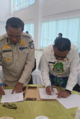 Dinas Pertanian Kendari dan Dinas Peternakan Sidrap Teken PKS Pemenuhan Pangan Asal Hewan