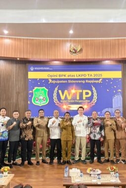 Selamat, Sidrap Kembali Raih WTP ke-10 Berturut-turut
