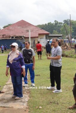 Jelang Porsenijar Tingkat Provinsi, Stadion Ganggawa Sidrap Terus Dibenahi
