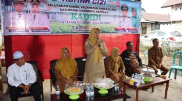 Percepat Penurunan Stunting, Wakil Bupati Sidrap Resmikan Rumah Gizi dan Posyandu di Kadidi