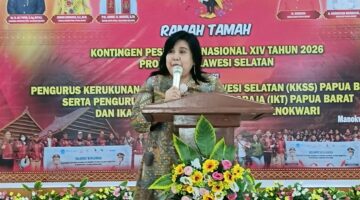 Rawat Harmoni Keberagaman, Kontingen Pesparawi Sulsel Gelar Ramah Tamah di Papua Barat