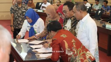 Wabup Sidrap Hadiri Finalisasi Penetapan LP2B, Tegaskan Komitmen Lindungi Lahan Pertanian