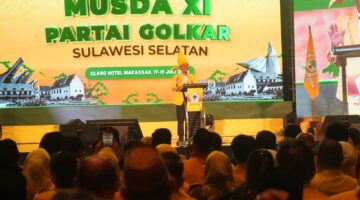 Ketum Partai Golkar Bahlil Membuka Langsung Musda DPD 1 Golkar Sulsel