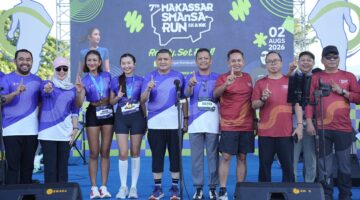 Wali Kota Makassar Lepas Peserta dan Ramaikan Kategori 10K Makassar SMAnSA Run 2026