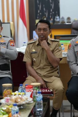 Selamat Datang  Kapolres Sidrap, Bupati Syaharuddin Harap Kolaborasi Terus Diperkuat