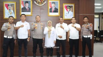 Wabup Nurkanaah Sambut Kunjungan Kapolres Sidrap, Bangun Kolaborasi Demi Pelayanan Terbaik