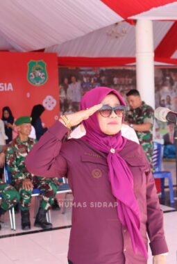 Wabup Nurkanaah Pimpin Gladi Bersih Jelang Upacara Kemerdekaan