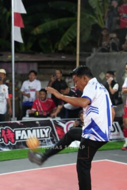 Bupati Sidrap Buka Turnamen Takraw AJ Sport Cup I, Target Cetak Atlet Berprestasi
