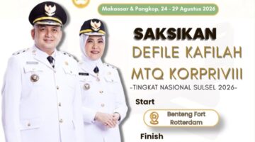 Kota Makassar Siap Sambut 1.600 Lebih Kafilah MTQ VIII KORPRI Nasional 2026