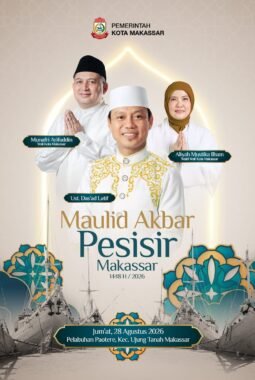 Pemkot Makassar Gelar Maulid Akbar di Area Pelabuhan Paotere, Ustaz Das’ad Latif Jadi Penceramah