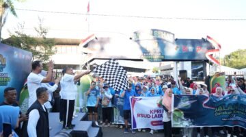 Minggu Pagi, Appi Lepas Ribuan Peserta PPNI Fun Run dan Jalan Sehat Gerakan Koperasi di Makassar