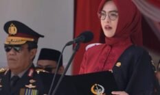 Ketua DPRD Sulsel Andi Rachmatika Dewi Bacakan Teks Proklamasi Kemerdekaan Pada HUT RI ke- 81 Th
