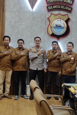 Kapolresta Gowa Sambut Audiensi SMSI, Dorong Kolaborasi Terbuka